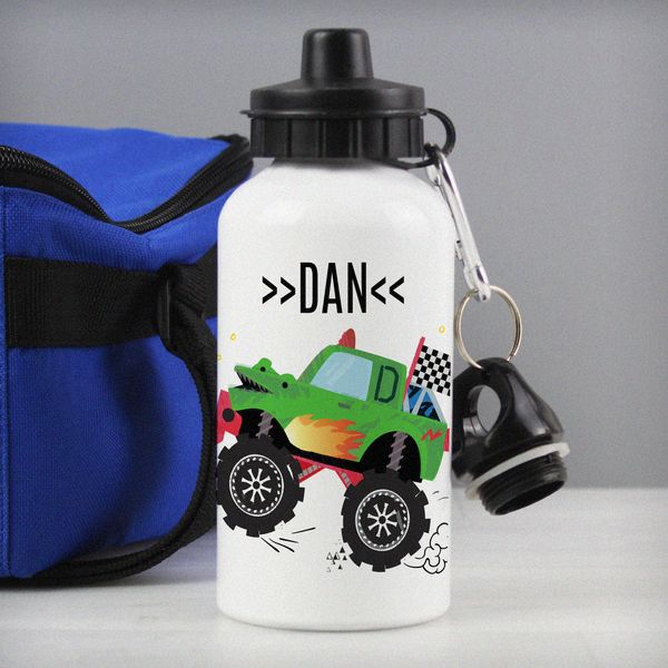 Modal Additional Images for Personalised Monster Truck Drinks Bottle