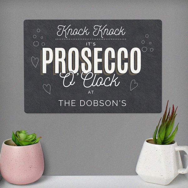 Modal Additional Images for Personalised Prosecco Metal Sign