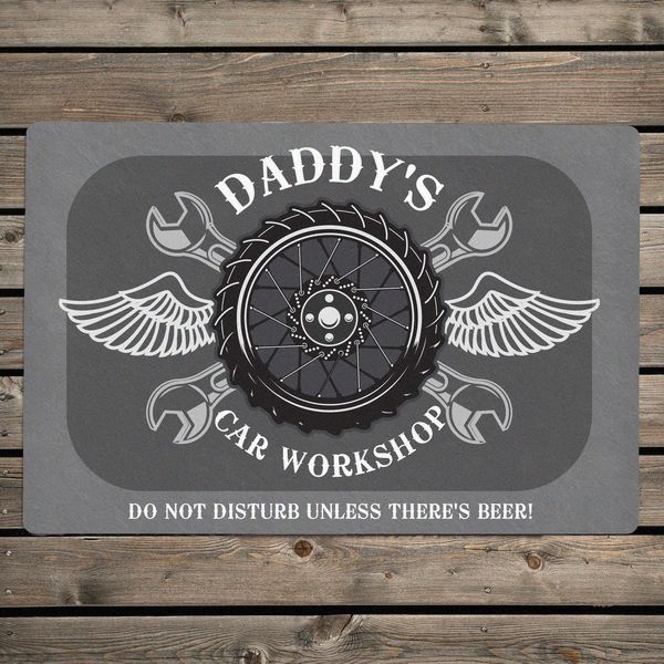 (image for) Personalised Garage Metal Sign - Click Image to Close