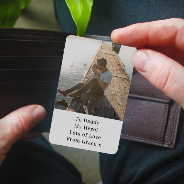 (image for) Personalised Photo Upload Wallet Card