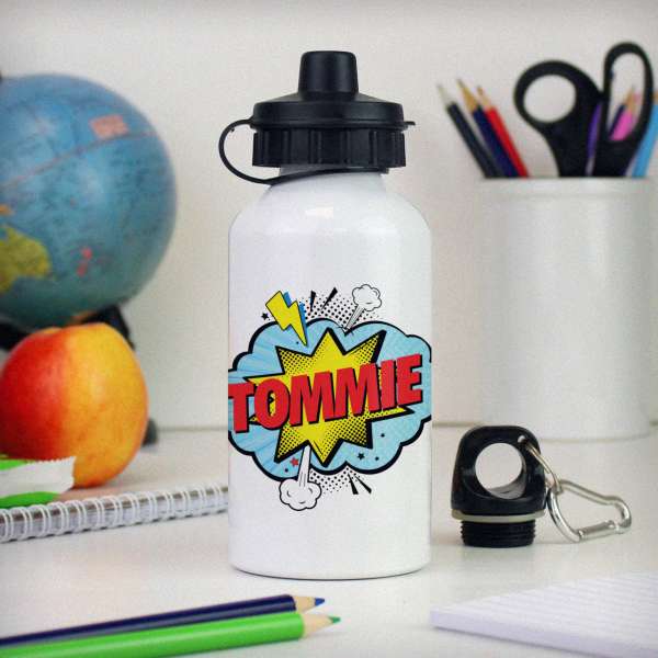 (image for) Personalised Superhero Drinks Bottle - Click Image to Close