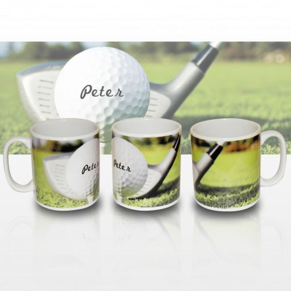 Modal Additional Images for Personalised Golf Ball Mug