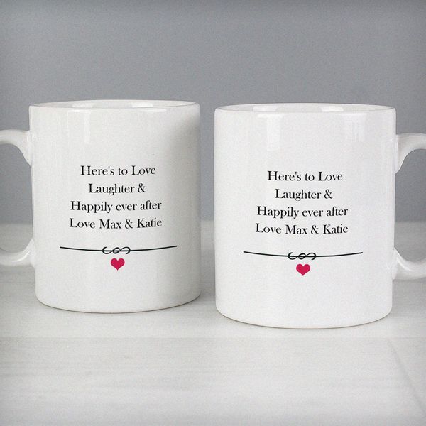 (image for) Personalised Mr & Mrs Mug Set - Click Image to Close