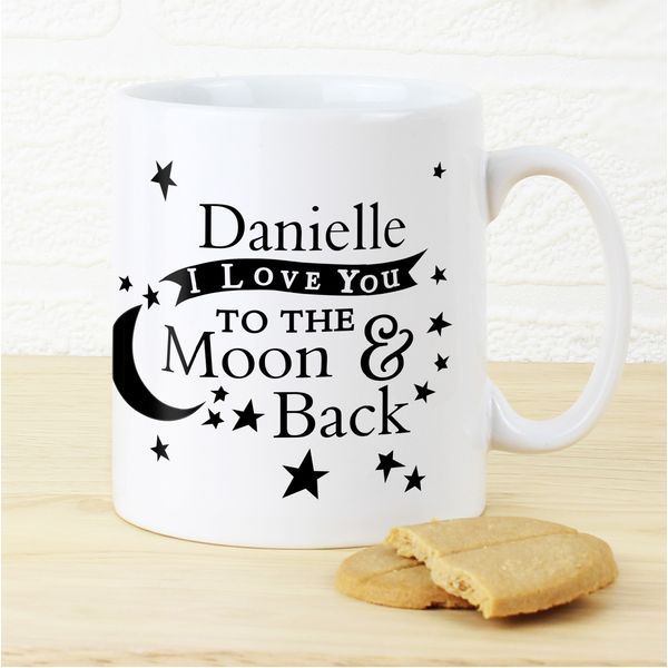 (image for) Personalised To the Moon and Back... Mug - Click Image to Close