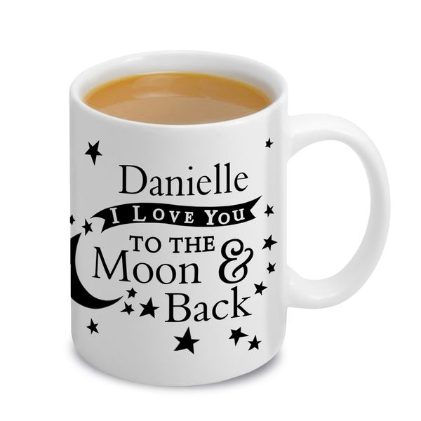 Modal Additional Images for Personalised To the Moon and Back... Mug