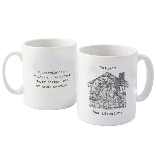 Modal Additional Images for Personalised 1805 - 1874 Old Series Map Home Mug