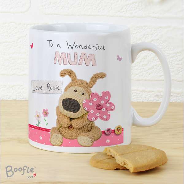 (image for) Personalised Boofle Flowers Mug