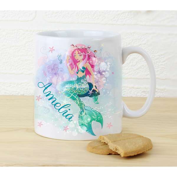 Modal Additional Images for Personalised Mermaid Mug