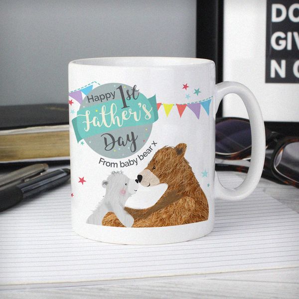 Modal Additional Images for Personalised 1st Father's Day Daddy Bear Mug