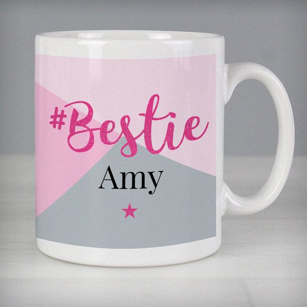 (image for) Personalised #Bestie Mug - Click Image to Close