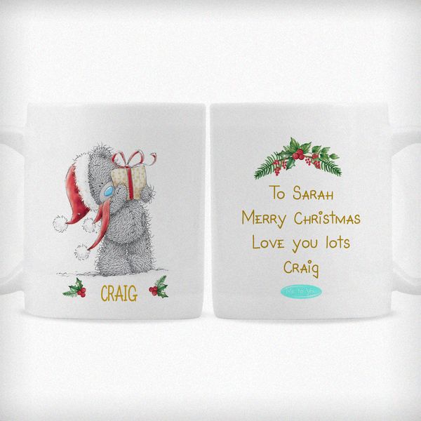 (image for) Personalised Me to You Christmas Couple's Mug Set - Click Image to Close
