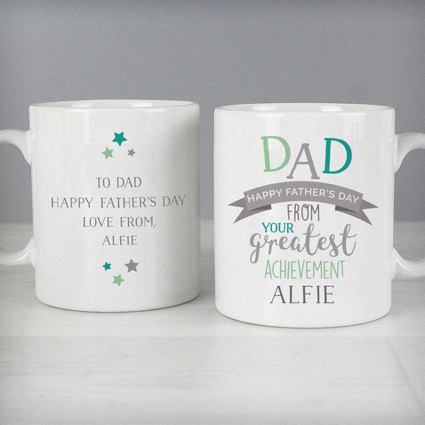 (image for) Personalised 'Dad's Greatest Achievement' Mug - Click Image to Close