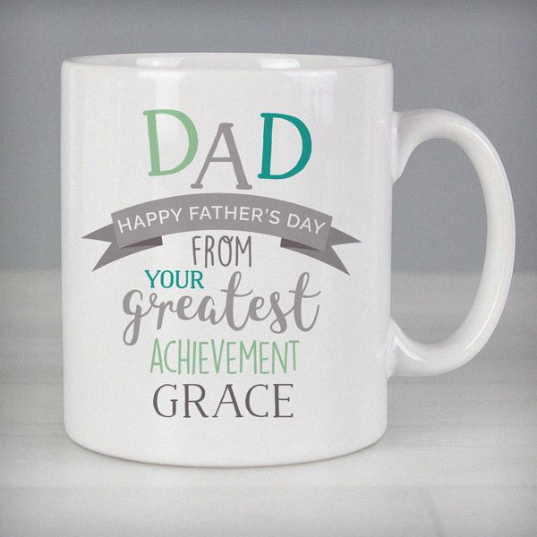 (image for) Personalised 'Dad's Greatest Achievement' Mug - Click Image to Close