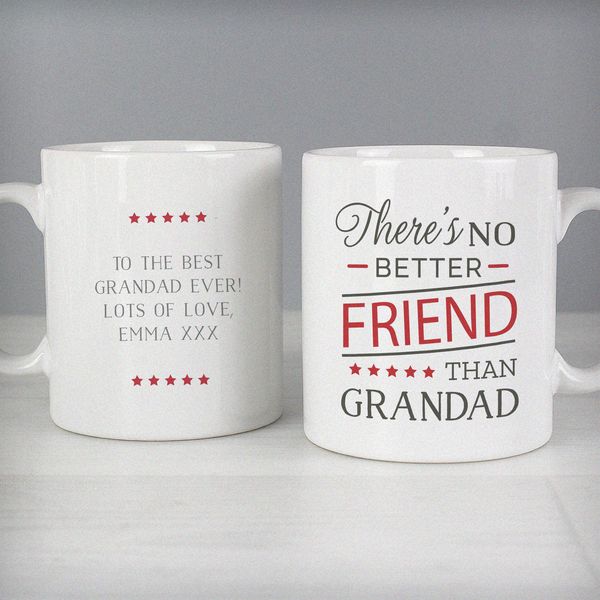 (image for) Personalised 'No Better Friend Than Grandad' Mug