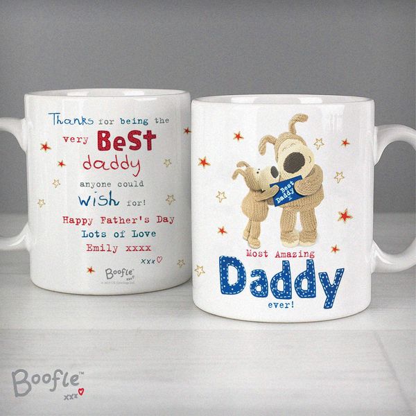 (image for) Personalised Boofle Most Amazing Daddy Mug - Click Image to Close