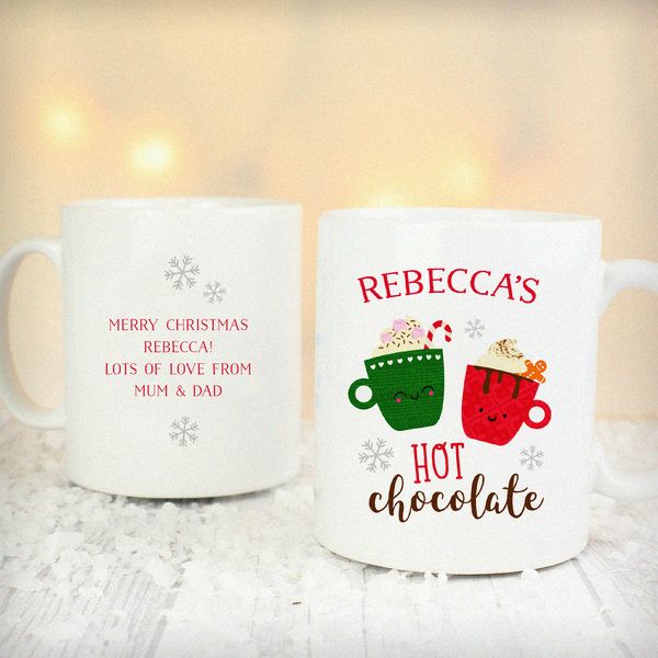 Modal Additional Images for Personalised Cute Christmas Hot Chocolate Mug