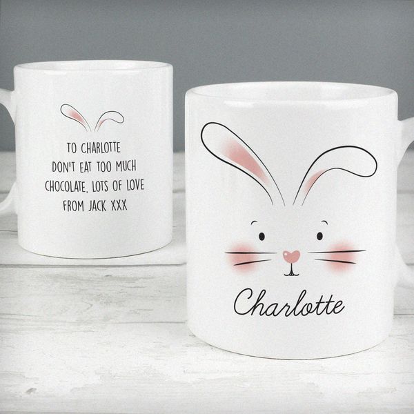 (image for) Personalised Bunny Features Mug - Click Image to Close