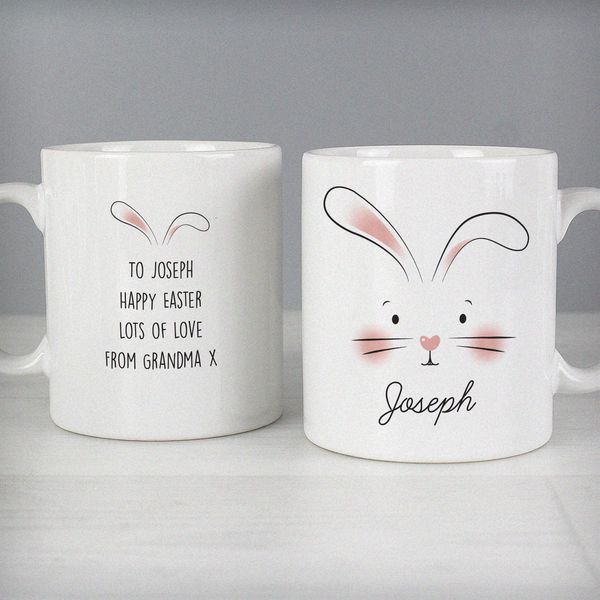 Modal Additional Images for Personalised Bunny Features Mug
