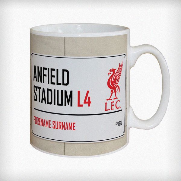 (image for) Liverpool FC Street Sign Mug - Click Image to Close