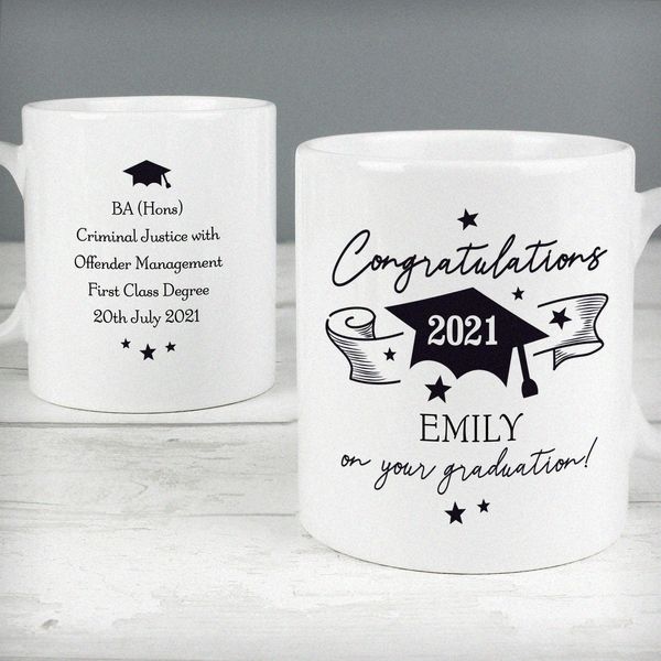 Modal Additional Images for Personalised Graduation Mug