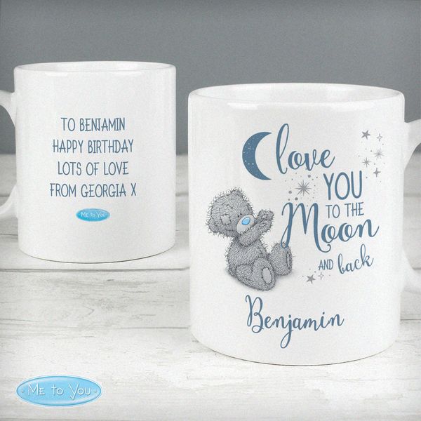 (image for) Personalised Me to You 'Love You to the Moon and Back' Mug - Click Image to Close
