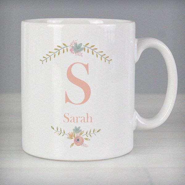 (image for) Personalised Floral Bouquet Mug - Click Image to Close