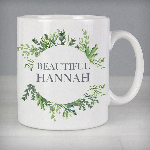Modal Additional Images for Personalised Botanical Mug