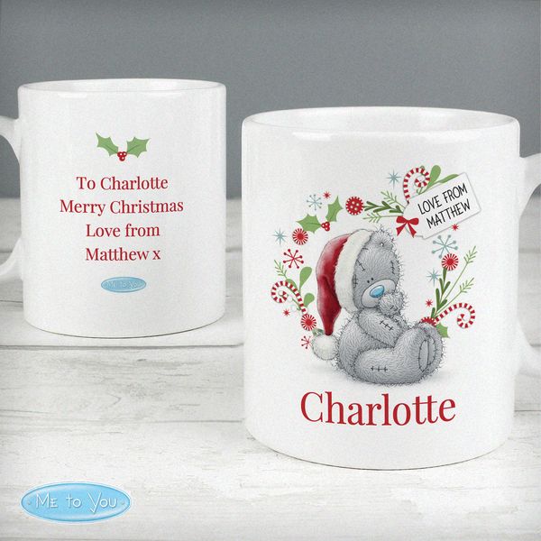 (image for) Personalised Me to You Christmas Mug - Click Image to Close