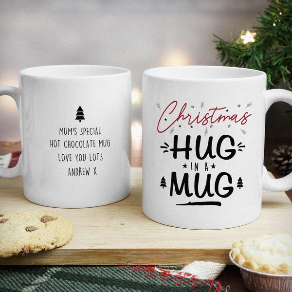 Modal Additional Images for Personalised Christmas Hug Mug