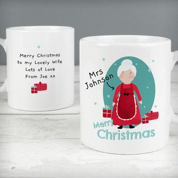 Modal Additional Images for Personalised Mrs Claus Mug