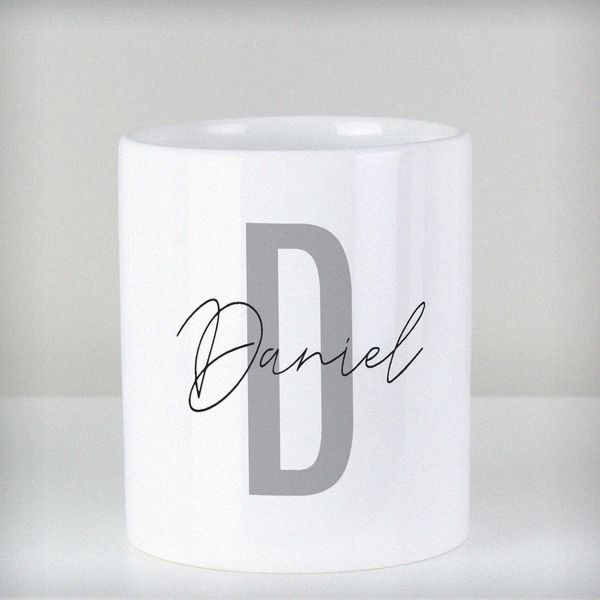 Modal Additional Images for Personalised Initial & Name Ceramic Storage Pot