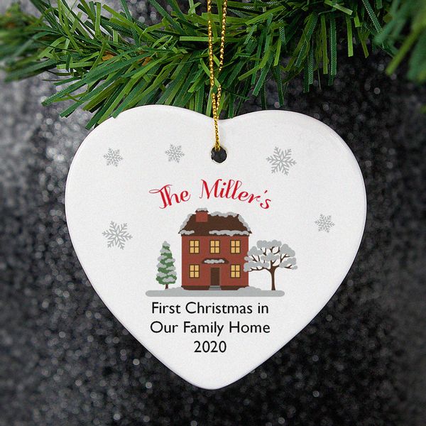 Modal Additional Images for Personalised Cosy Christmas Ceramic Heart Decoration