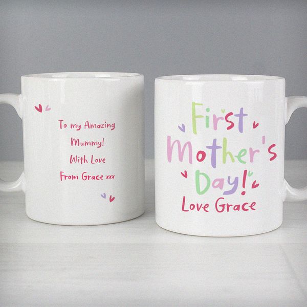 (image for) Personalised First Mother's Day Mug - Click Image to Close