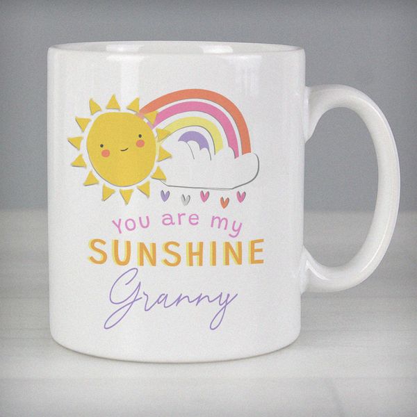 Modal Additional Images for Personalised You Are My Sunshine Mug