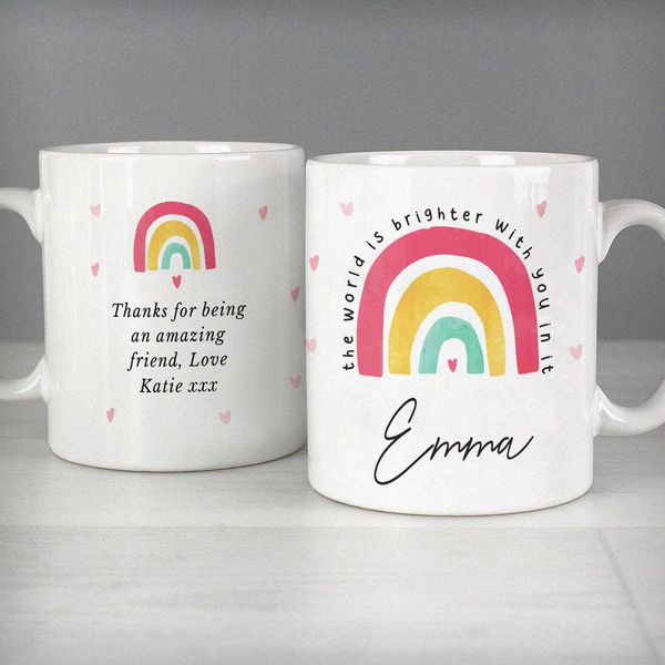 Modal Additional Images for Personalised You Make The World Brighter Mug