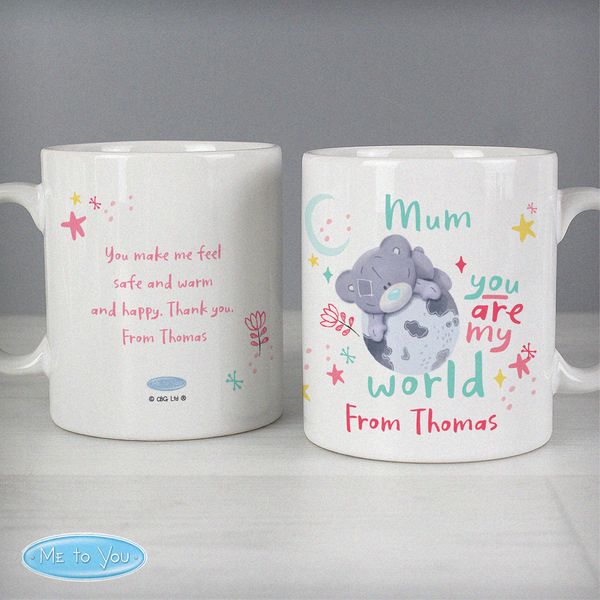 Modal Additional Images for Personalised You Are My World Me To You Mug