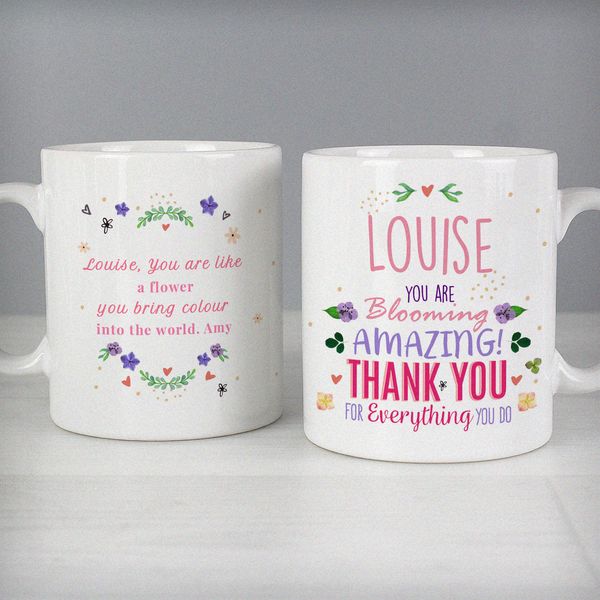 Modal Additional Images for Personalised You Are Blooming Amazing Mug