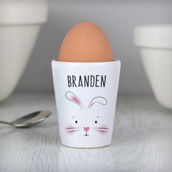 (image for) Personalised Bunny Features Egg Cup - Click Image to Close