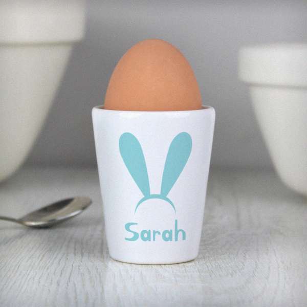 (image for) Personalised Bunny Ears Egg Cup - Click Image to Close