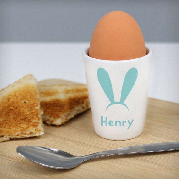 (image for) Personalised Bunny Ears Egg Cup - Click Image to Close