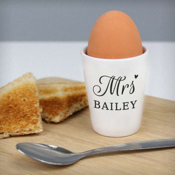 Modal Additional Images for Personalised Mrs Egg Cup