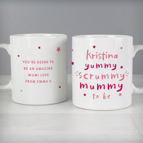 Modal Additional Images for Personalised Yummy Scrummy Mummy To Be Mug