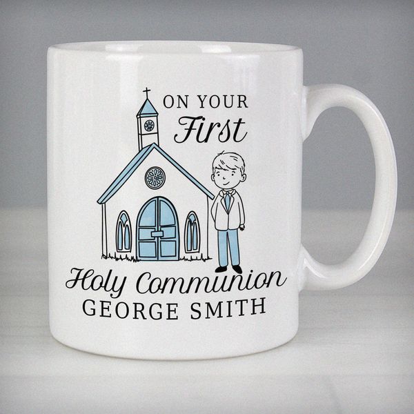 (image for) Personalised Boys First Holy Communion Mug - Click Image to Close