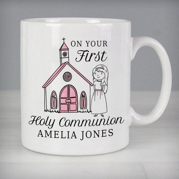 (image for) Personalised Girls First Holy Communion Mug - Click Image to Close