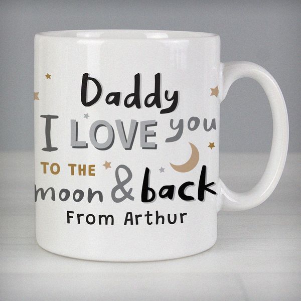 (image for) Personalised To the Moon and Back Mug - Click Image to Close