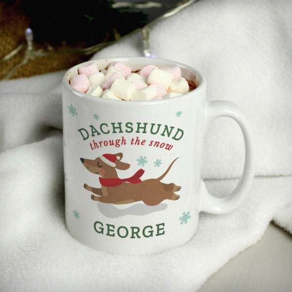 (image for) Personalised Dachshund Through... Mug - Click Image to Close