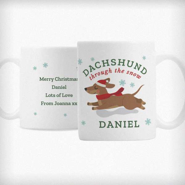 (image for) Personalised Dachshund Through... Mug - Click Image to Close
