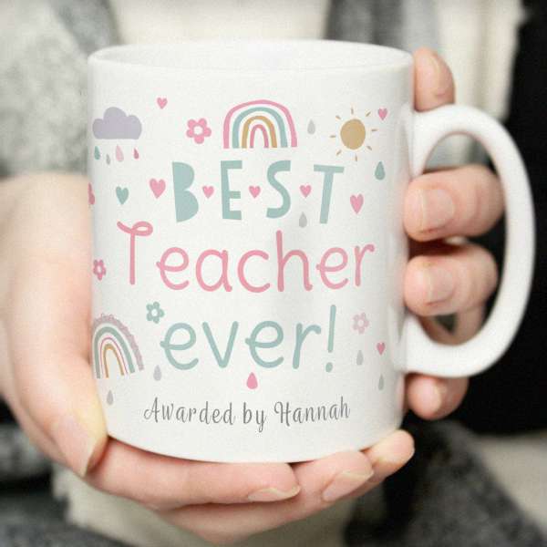 Modal Additional Images for Personalised Best Ever Rainbows & Sunshine Mug