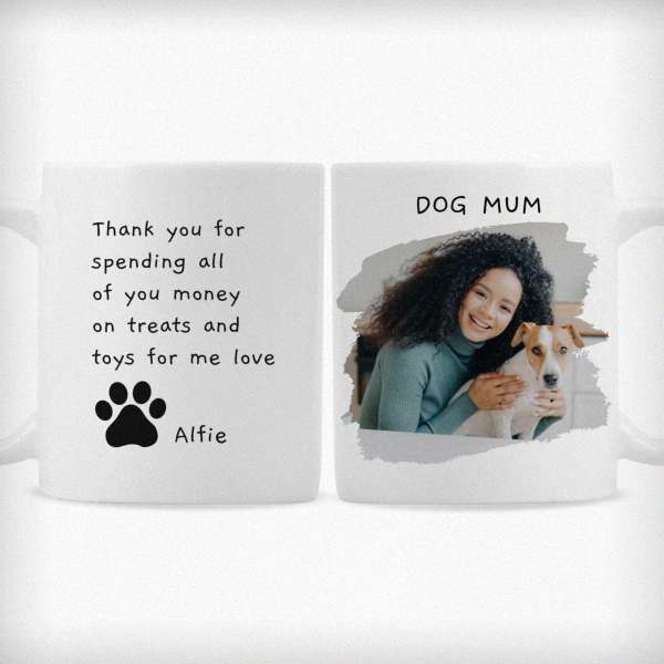 Modal Additional Images for Personalised Free Text Pet Photo Upload Mug