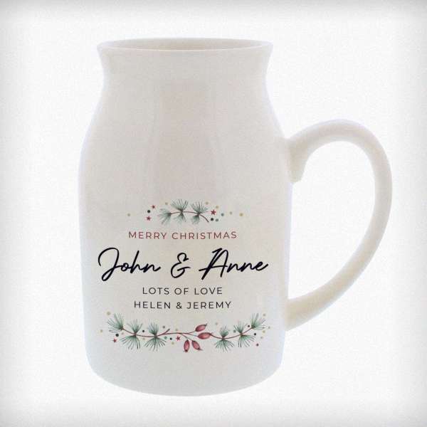 Modal Additional Images for Personalised Christmas Flower Jug